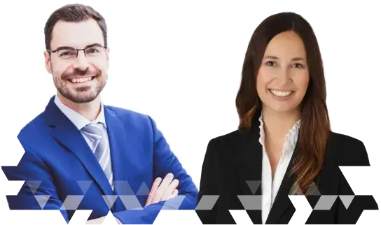 Das Bild zeigt die beiden gerichtlich zugelassenen Rentenberater nach § 10 RDG, von links nach rechts: Norbert Loos, Claudia Mößner.